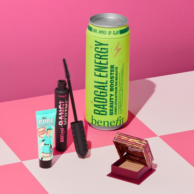 HOLIDAY 2024 TIER 1 SET BADGAL ENERGY (SET TRIO DE MAQUILLAJE PARA ROSTRO)